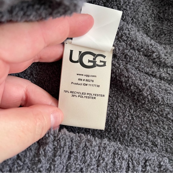 UGG asala hoodie sweatshirt obsidian size medium - Picture 5 of 8